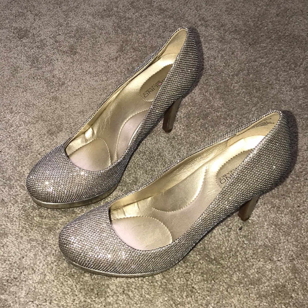 Sparkly high heels